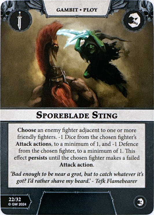 Sporeblade Sting